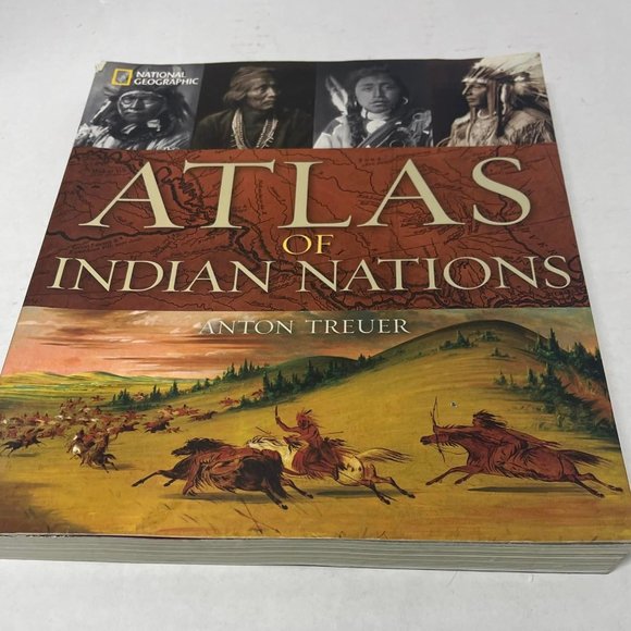 ATLAS OF INDIAN NATIONS by Anton Treuer National Geographic Illustrated - Picture 2 of 6